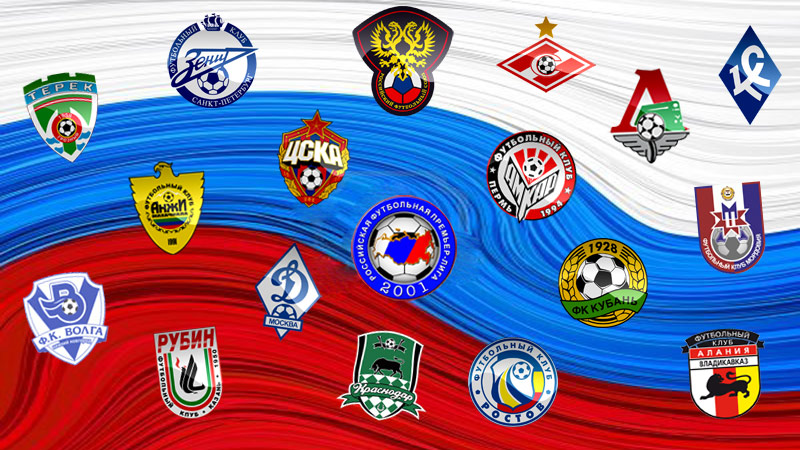 Russian Premier League teams