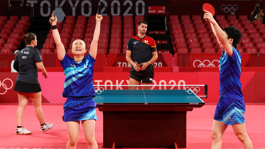 Tokyo 2020 Olympics: Table Tennis - Mixed Doubles - Quarterfinal