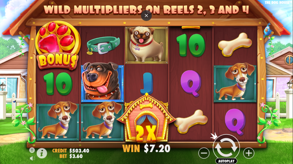 The Dog House Slot gameplay