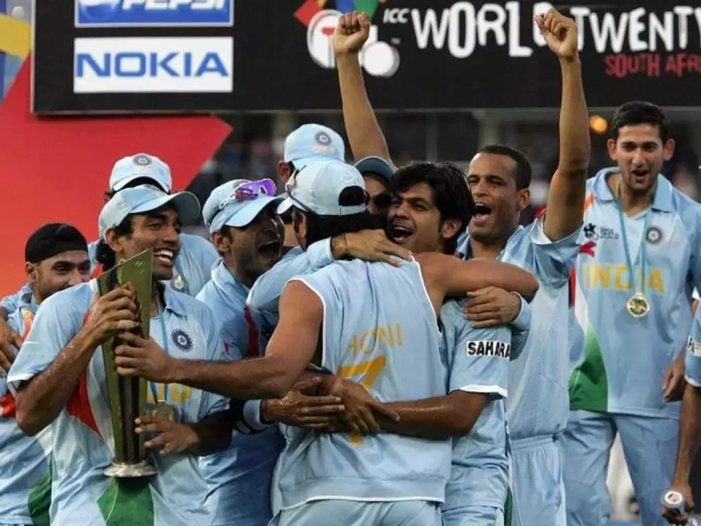 India cricket team at World Cup 2007