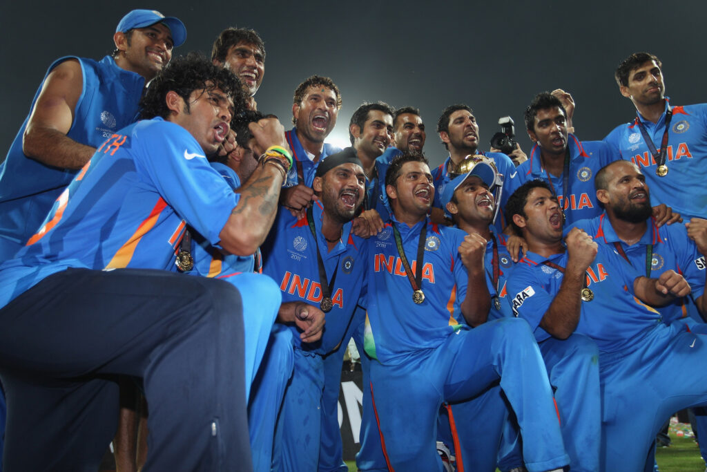 India cricket team at World Cup 2011