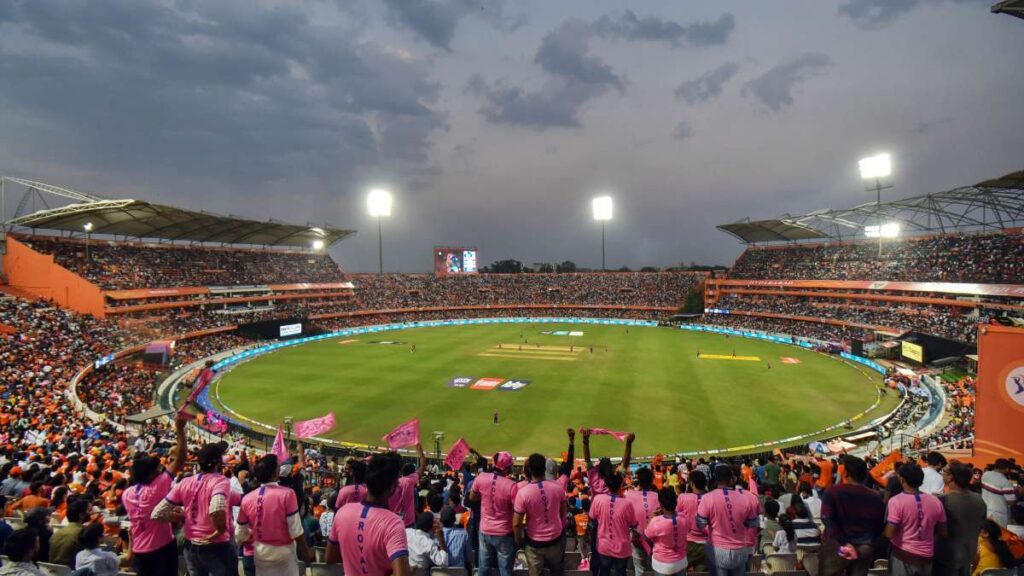 The Rajiv Gandhi International Cricket Stadium, Hyderabad