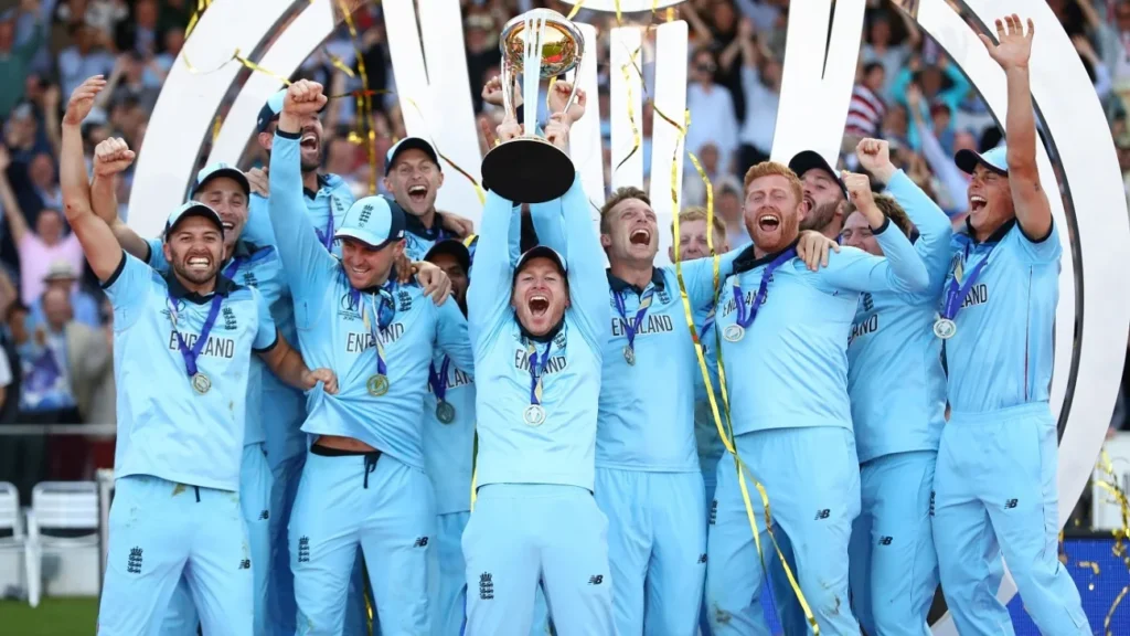New Zeland winner-of the ICC Mens World Cup in 2019